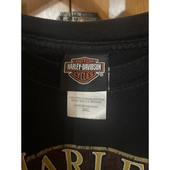 harley davidson shirt 3xl Corpus Christi Texas Sailor Biker Men's - Picture 5 of 7